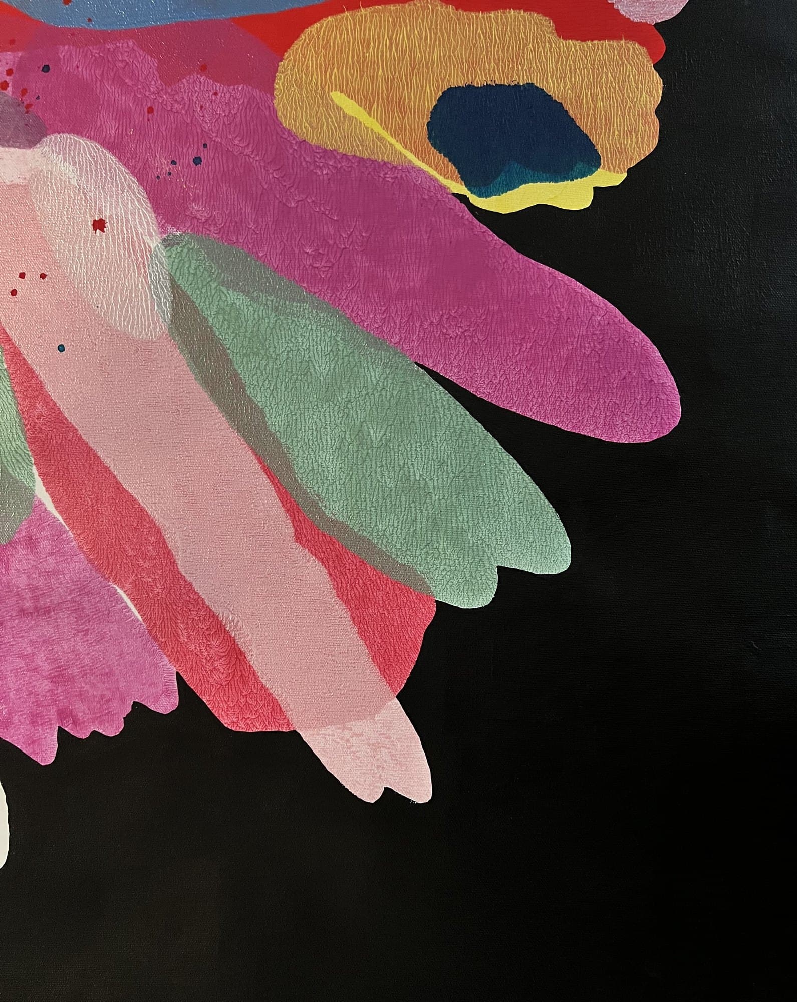 Detail of Color Bomb by Joumana Yaghi